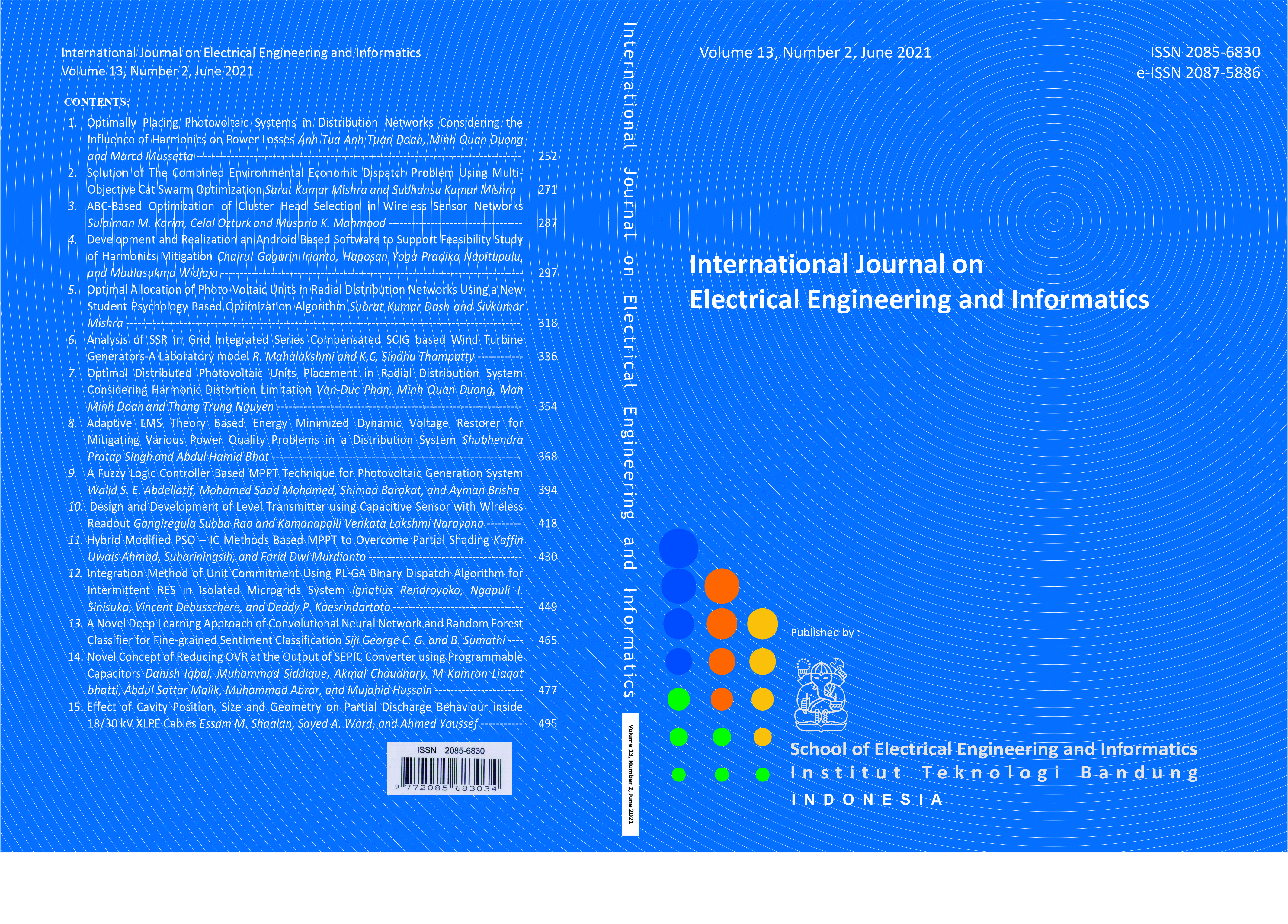 Journal cover Vol. 13 No. 2 June 2021